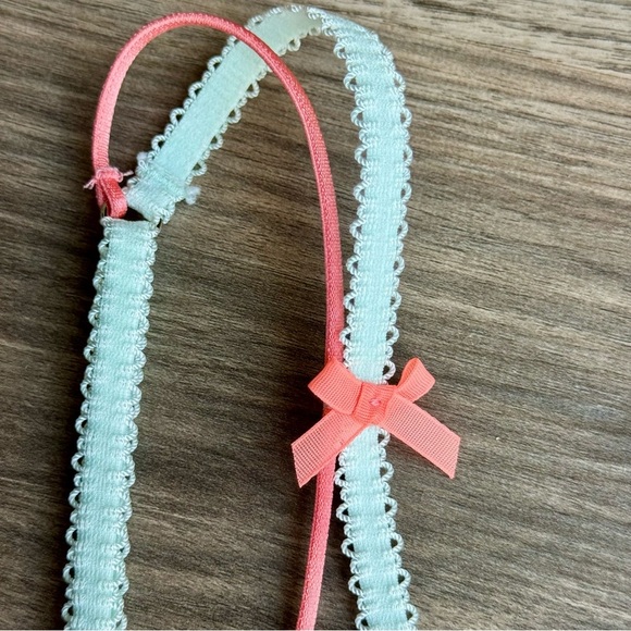 Victoria's Secret Lace & Mesh Mint Green Chemise Babydoll with Sheer Ruffle Trim - Picture 4 of 12